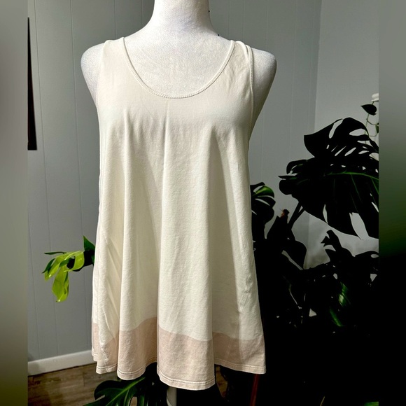 🛍️Lululemon Tie back open tank top size S off white and pink excellent - Picture 7 of 7